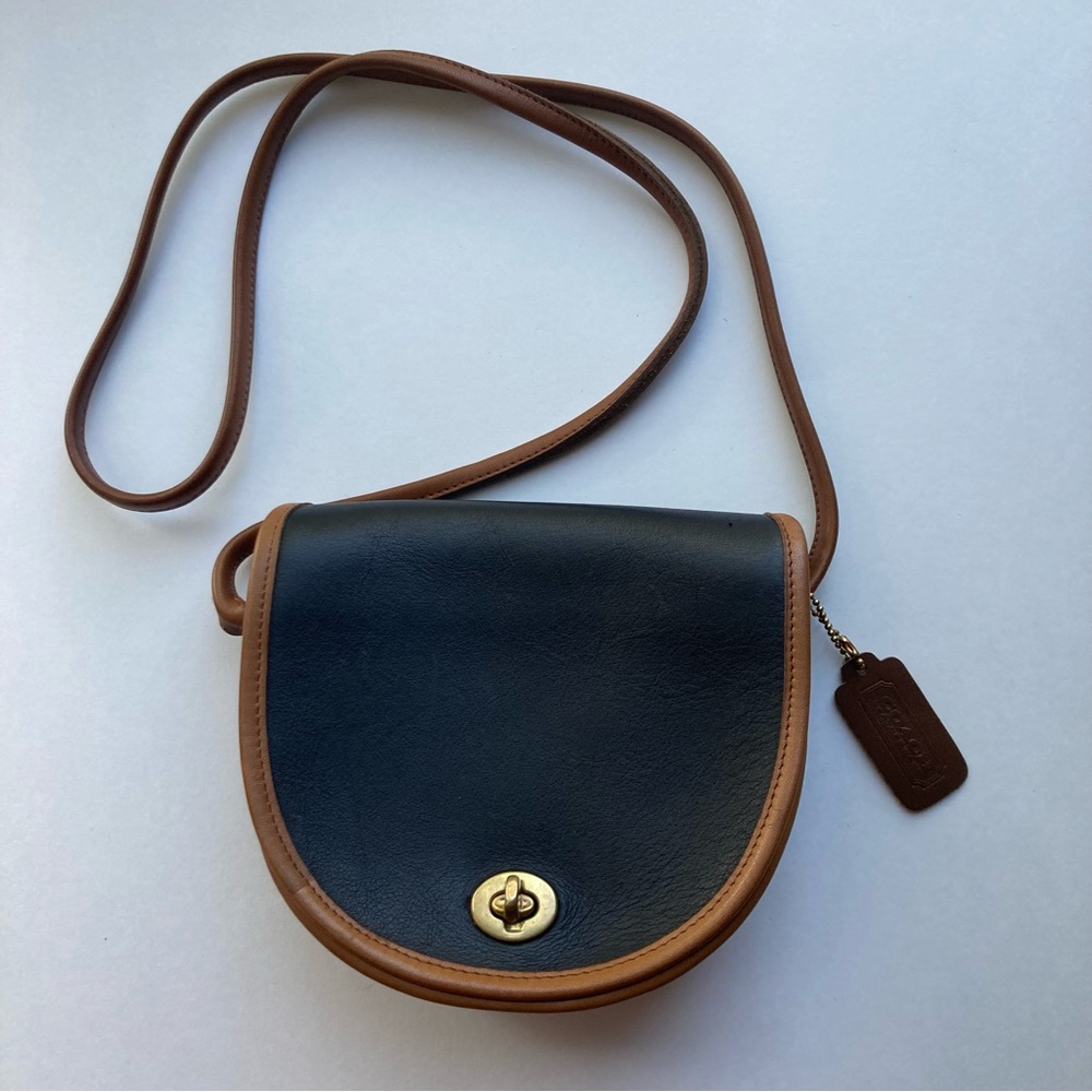 Vintage Coach Leather Crossbody Bag